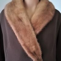 Cappotto con colletto di VISONE - vintage