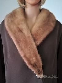 Cappotto con colletto di VISONE - vintage