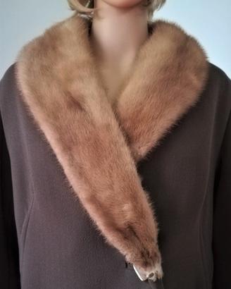 Cappotto con colletto di VISONE - vintage