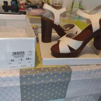 Sandali donna bianchi Lora Ferres