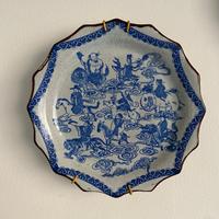 Piatto in porcellana "Otto Immortali" Qianlong