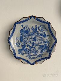 Piatto in porcellana "Otto Immortali" Qianlong