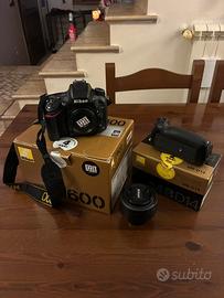 Nikon d600 + nikon 1.8g f1.8 + mdb14