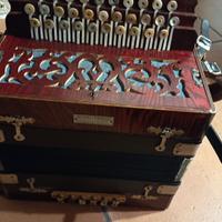 organetto sol do fa 12 bassi per 31 tasti