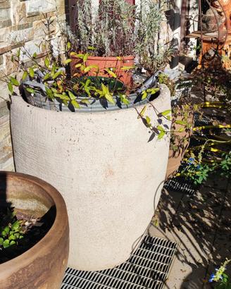 Grande vaso in coccio diametro 60 cm