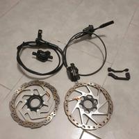 impianto freni e mtb e bike shimano
