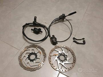 impianto freni e mtb e bike shimano