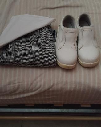 completo alberghiera  xs  scarpe n 36