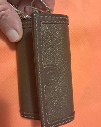 portachiavi  in pelle Trussardi 