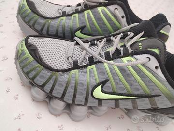 Nike shox grigio/verde n. 36,5