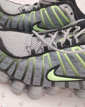 Nike shox grigio/verde n. 36,5