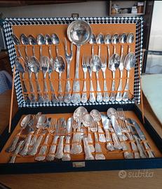 servizio di posate in argento 800