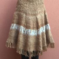Poncho alpaca boliviano vintage