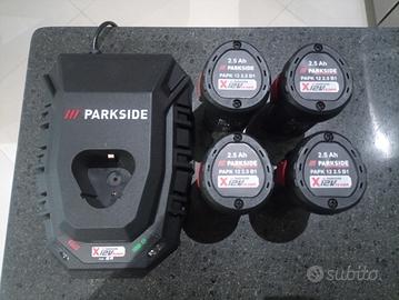 Kit batterie e caricabatteria 12v parkside 
