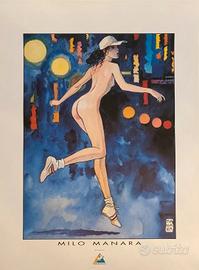Milo Manara, "Click", Vintage, su carta di pregio 