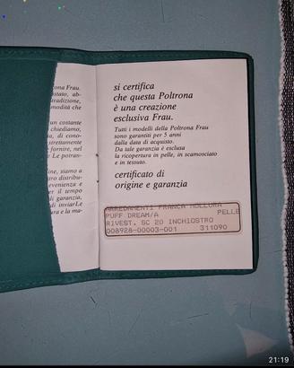 Poltrone Frau originali