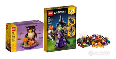 lego halloween nuovi strega civetta