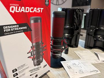Microfono streaming HyperX Quadcast