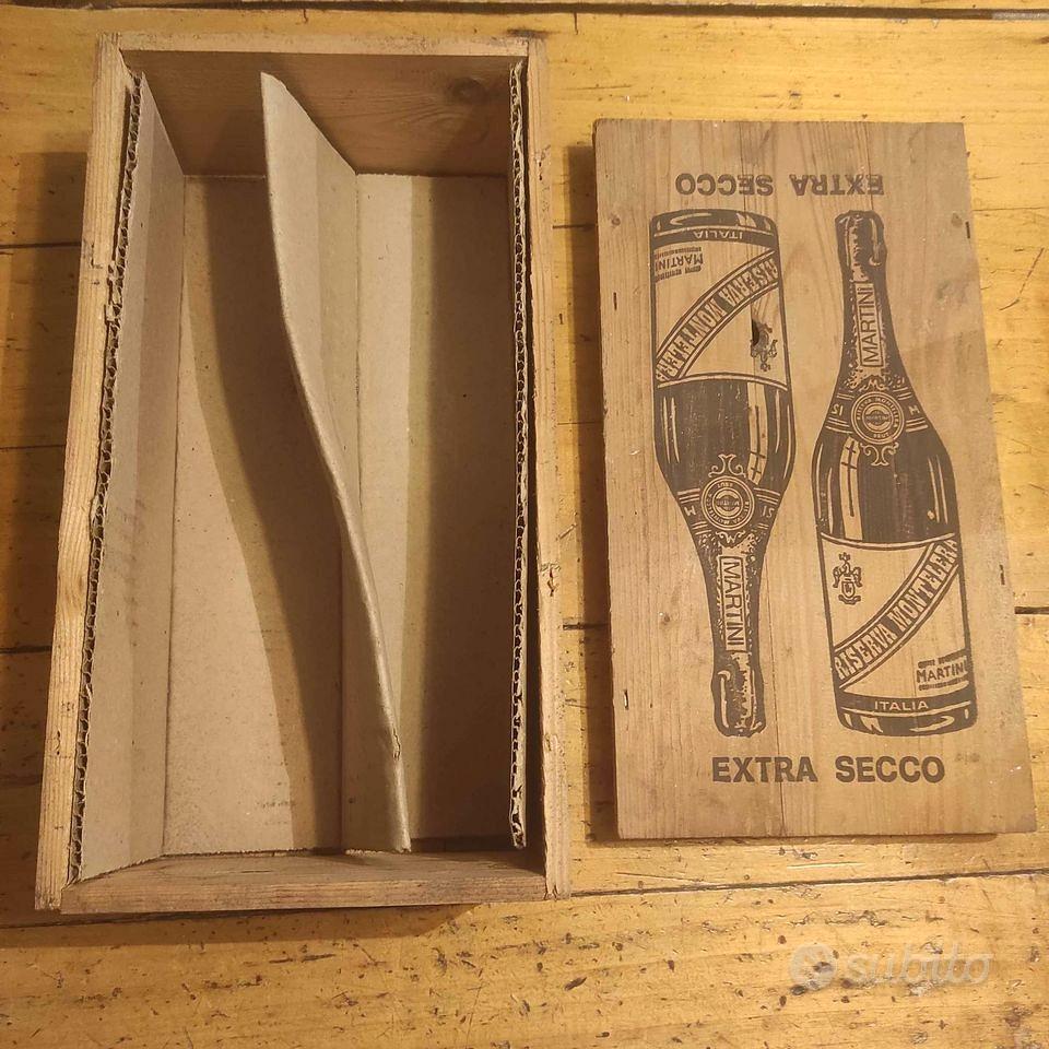 Scatola martini riserva montelera in legno da coll Collezionismo In