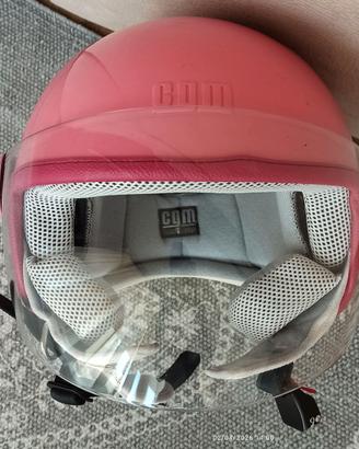 Casco moto bambina