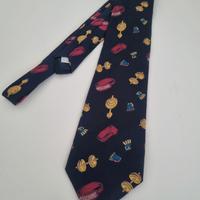 Cravatta Moschino in seta Made in Italy vintage