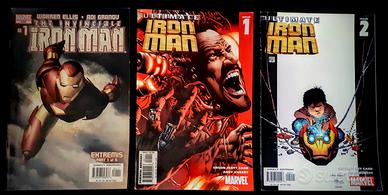 INVINCIBLE IRON MAN # 1 + ULTIMATE Iron Man #1; 2