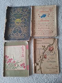4 libretti d'Opera