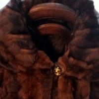 cappotto di pelliccia di visone