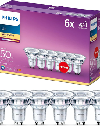 Philips LED 6 Faretti con attacco GU10