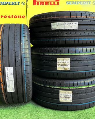 X4: Estive 265/45R20 108Y -GOODYEAR- al 70% e 75%
