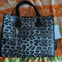 Borsa donna leopardata chic con tracolla