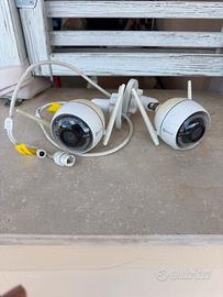 Coppia telecamere esterne Ezviz videosorveglianza