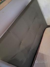 Letto singolo con rete ortopedica mobile