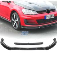 SPOILER LIP VOLKSWAGEN VW GOLF 7 GTI 12-17 NERO
