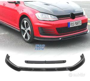 SPOILER LIP VOLKSWAGEN VW GOLF 7 GTI 12-17 NERO