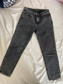 Pantaloni jeans grigi taglia S donna