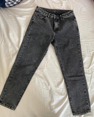 Pantaloni jeans grigi taglia S donna