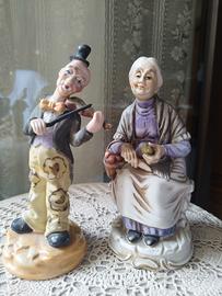 2 statuine in porcellana 