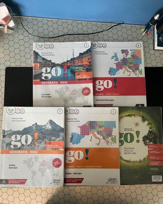 “Go! Geografia Oggi 1,2” libri di geografia