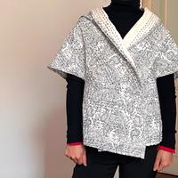 Giacca trapubtata stile kimono 100% cotone