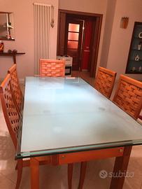 Tavlo e 6 sedie Calligaris