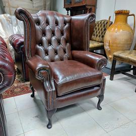 Poltrona chesterfield Queen Anne nuova...chester 
