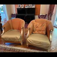 N. 2 Poltrone x  salotto  firmate Turri