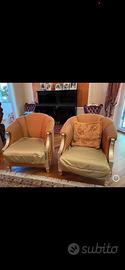N. 2 Poltrone x  salotto  firmate Turri