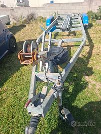 Carrello porta barca doppio asse