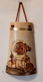 tegola  decoupage e pittorico