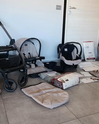 Trio Peg Perego ELITE  BOOK 51S  beige/blu