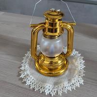Lampada dorata portatile funzionante - NUOVA.