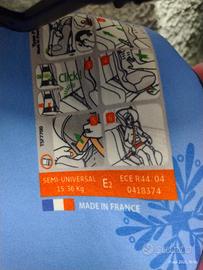 seggiolino auto con isofix 