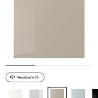 4 Ante Ikea Selsviken beige lucido